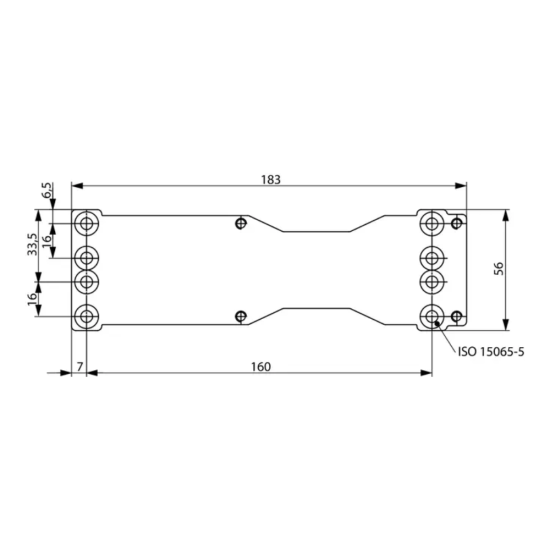 ASSA ABLOY ΠΛΑΚΑ ΣΤΗΡΙΞΗΣ ΣΟΥΣΤΑΣ DC200
