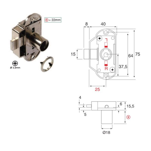 BMB ΚΛΕΙΔΑΡΙΑ ΣΠΑΝΙΟΛΕΤΑ OVAL ΦΑΡΔΙΑ - 1371.000