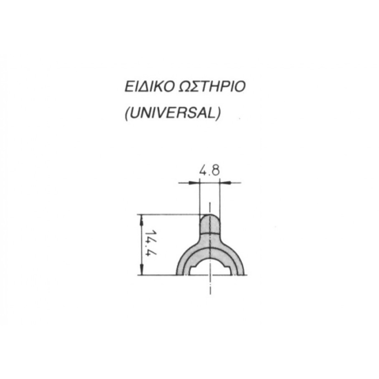 L.LINE ΚΥΛΙΝΔΡΟΣ UNIVERSAL 60mm(28X32) BRASS (08011-06)