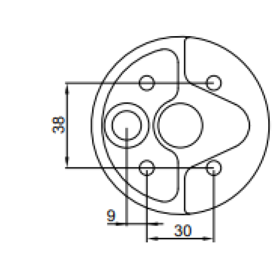 DISEC ΠΡΟΣΘΕΤΗ ΕΙΔΙΚΗ ΚΛΕΙΔΑΡΙΑ NICKEL (RIF71-180)