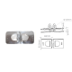 GEVY ΓΩΝΙΕΣ ΛΟΥΚΕΤΟΥ ΓΥΑΛΙΝΗΣ ΠΟΡΤΑΣ