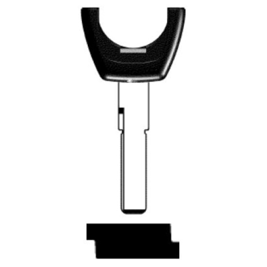 SILCA ΚΛΕΙΔΙ IMMOBILIZER ΑΔΕΙΟ- HU66DT5