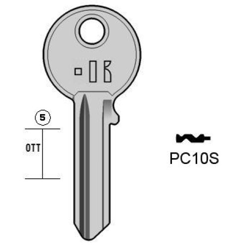 KEYLINE ΚΛΕΙΔΙ ΔΙΠΛΟΛΟΥΚΟ P.CORTELLEZZI  - PC10S
