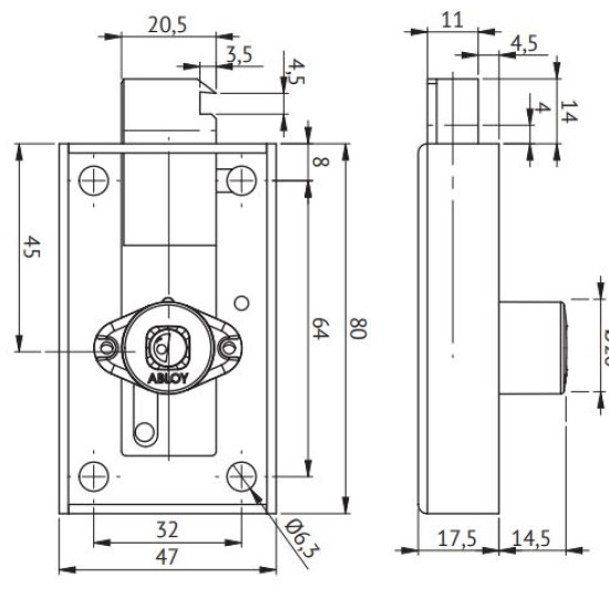 ABLOY ΚΛΕΙΔΑΡΙΑ ΚΟΥΤΙΑΣΤΗ ΕΠΙΠΛΩΝ SC210N