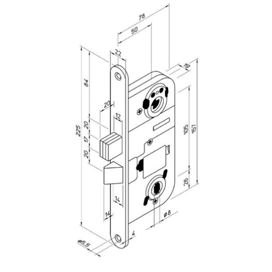 ABLOY ΚΛΕΙΔΑΡΙΑ ΦΙΝΛΑΝΔΙΚΟΥ ΤΥΠΟΥ (LC200)