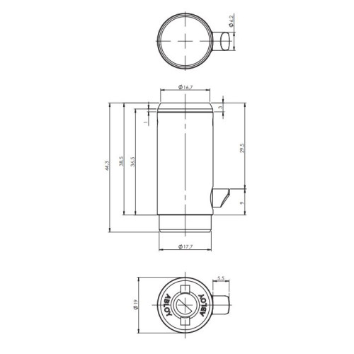 ABLOY ΚΥΛΙΝΔΡΑΚΙ T-HANDLE ΓΙΑ ΑΥΤΟΜΑΤΟΥΣ ΠΩΛΗΤΕΣ (CL290N)