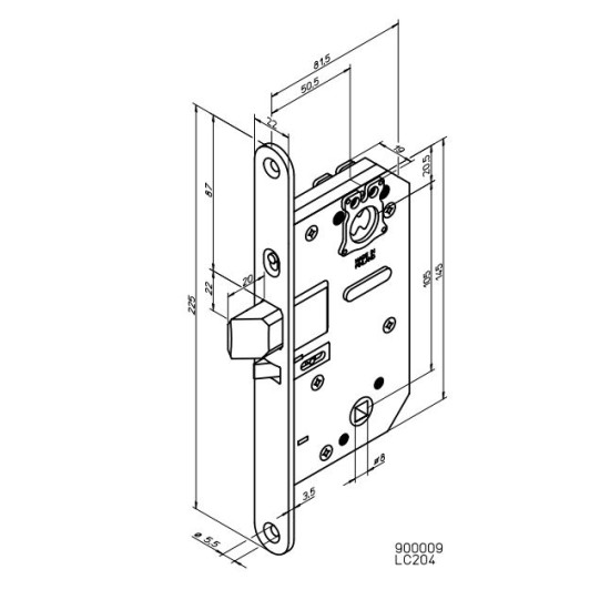 ABLOY ΚΛΕΙΔΑΡΙΑ ΦΙΝΛΑΝΔΙΚΟΥ ΤΥΠΟΥ (LC204)