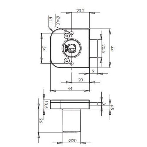 ABLOY ΚΛΕΙΔΑΡΙΑ ΕΠΙΠΛΩΝ NICKEL (OF230T)