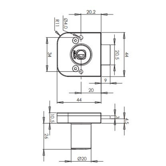 ABLOY ΚΛΕΙΔΑΡΙΑ ΕΠΙΠΛΩΝ NICKEL (OF230T)