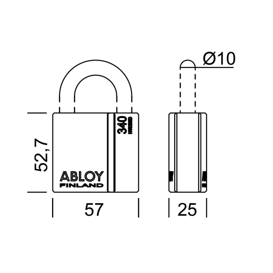 ABLOY ΛΟΥΚΕΤΟ PROTEC 2 (PL340T)