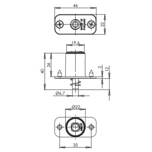 ABLOY ΚΛΕΙΔΑΡΙΑ ΣΥΡΤΑΡΙΩΝ ΠΑΤΗΤΗ NICKEL (OF420N)