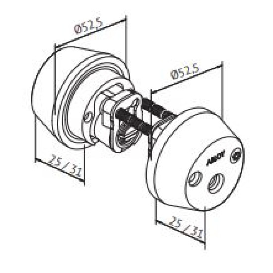 ABLOY ΚΥΛΙΝΔΡΟΣ ΦΙΝΛΑΝΔΙΚΟΥ ΤΥΠΟΥ (CY002T)