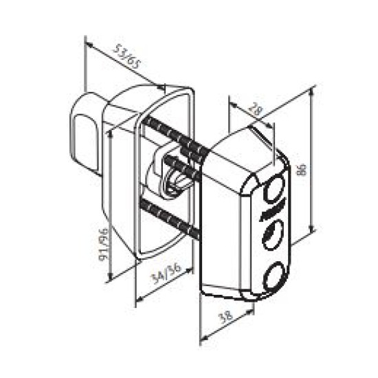 ABLOY ΚΥΛΙΝΔΡΟΣ ΠΟΜΟΛΟΥ ΦΙΝΛΑΝΔΙΚΟΣ NICKEL (CY069T)