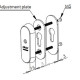 ABLOY DEFENDER ΣΤΕΝΗΣ ΠΟΡΤΑΣ NICKEL (CH102)