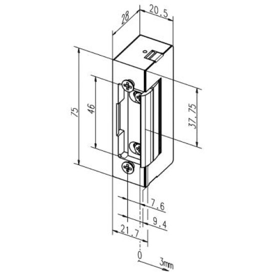 EFF-EFF ΗΛΕΚΤΡΙΚΟ ΚΥΠΡΙ 6-12V T.PESO ΜΕ ΔΙΑΚΟΠΤΗ (E7E)