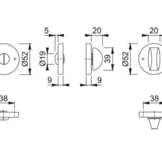 HOPPE SET ΔΙΑΚΟΣΜΗΤΙΚΑ ΜΕΣΑ-ΕΞΩ ΧΩΡΙΣ ΕΝΔΕΙΞΗ (3710948-42KS)