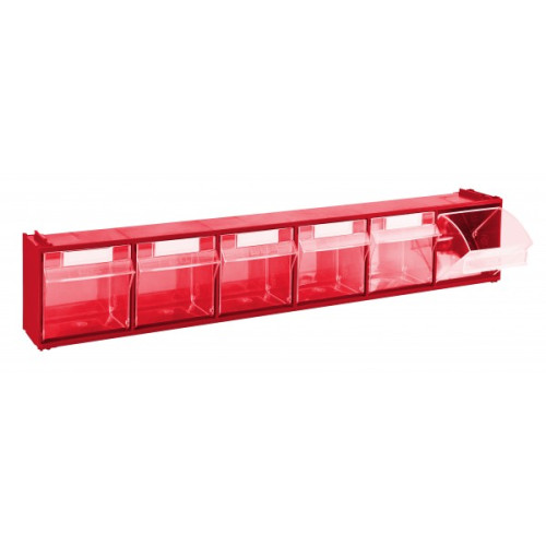 MOBIL PLASTIC KOYTAKI No 2 ΚΟΚΚΙΝΟ - 6 ΘΕΣΕΩΝ (MAD2.RO)
