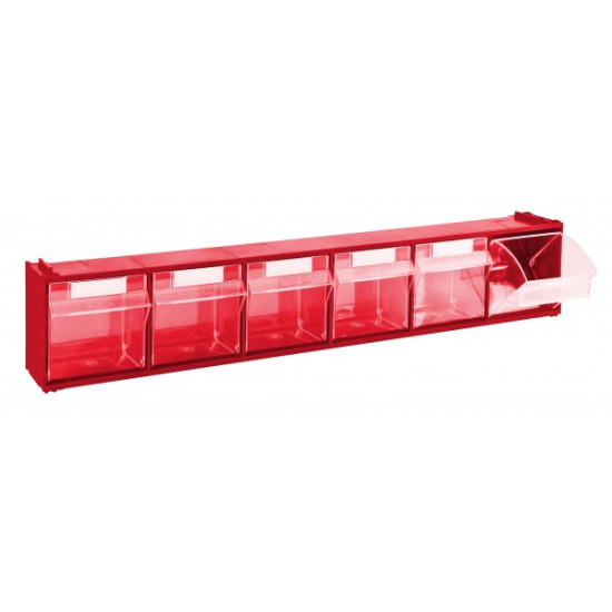 MOBIL PLASTIC KOYTAKI No 2 ΚΟΚΚΙΝΟ - 6 ΘΕΣΕΩΝ (MAD2.RO)