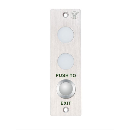 YLI BUTTON ΕΞΟΔΟΥ ΜΕ ΕΝΔΕΙΞΗ ΜΕ RED-GREEN ΦΩΤΕΙΝΗ ΕΝΔΕΙΞΗ (PBK-813LED)