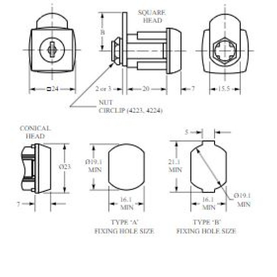 EUROLOCKS ΚΥΛΙΝΔΡΑΚΙ ΜΕ ΠΑΞΙΜΑΔΙ 25mm