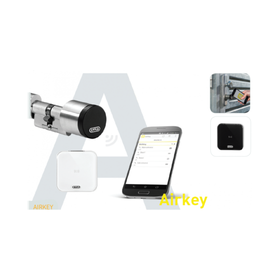 EVVA AirKey NICKEL ΠΟΜΟΛΟΥ 31XK31mm STARTER PACK