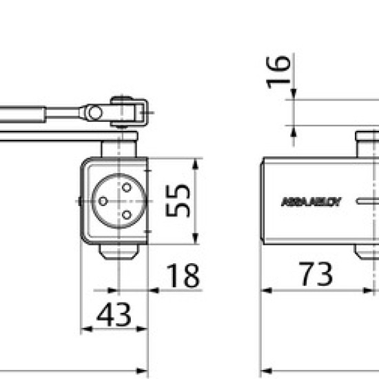 ASSA ABLOY ΣΟΥΣΤΑ 2/3/4/5 NICKEL (DC140)