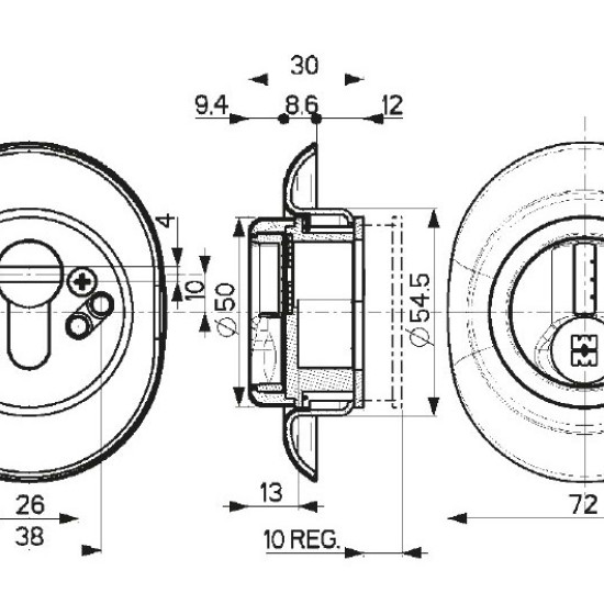 MOTTURA ΜΑΓΝΗΤΙΚΟ DEFENDER MONOLITO (DF371)