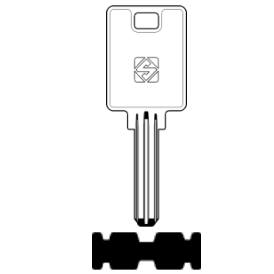 SILCA ΚΛΕΙΔΙ ΑΣΦΑΛΕΙΑΣ DOMUS - DS7