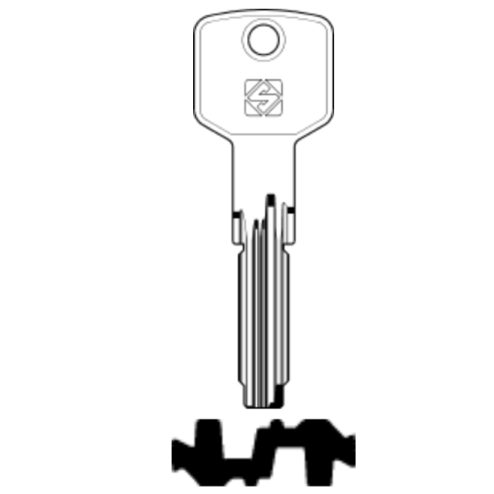 SILCA ΚΛΕΙΔΙ ΑΣΦΑΛΕΙΑΣ ABUS - AB48