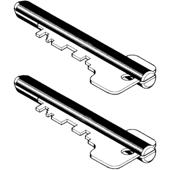 SILCA SET ADAPTORS ΓΙΑ ΚΛΕΙΔΙΑ ΘΥΡΙΔΟΣ ΓΙΑ TECHNICA (D705761ZB)