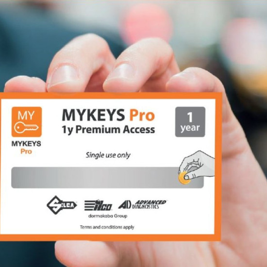 SILCA  ΚΟΥΠΟΝΙ ΕΤΗΣΙΑΣ ΣΥΝΔΡΟΜΗΣ MYKEYS PRO