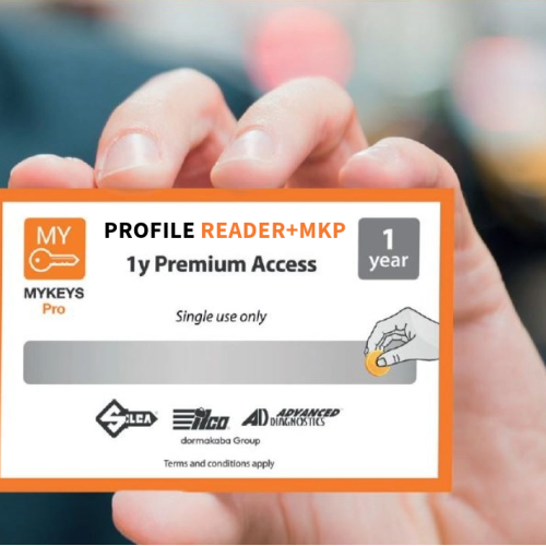 SILCA  ΚΟΥΠΟΝΙ ΕΤΗΣΙΑΣ ΣΥΝΔΡΟΜΗΣ PROFILE READER+MYKEYS PRO PREMIUM