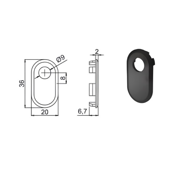 SECUREMME ADAPTOR ΔΙΑΚΟΣΜΗΤΙΚΟΥ ΓΙΑ ΚΥΛΙΝΔΡΟΥΣ ΜΕ ΑΞΟΝΑ (4099)