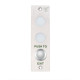 YLI BUTTON ΕΞΟΔΟΥ ΜΕ ΕΝΔΕΙΞΗ ΜΕ RED-GREEN ΦΩΤΕΙΝΗ ΕΝΔΕΙΞΗ (PBK-813LED)