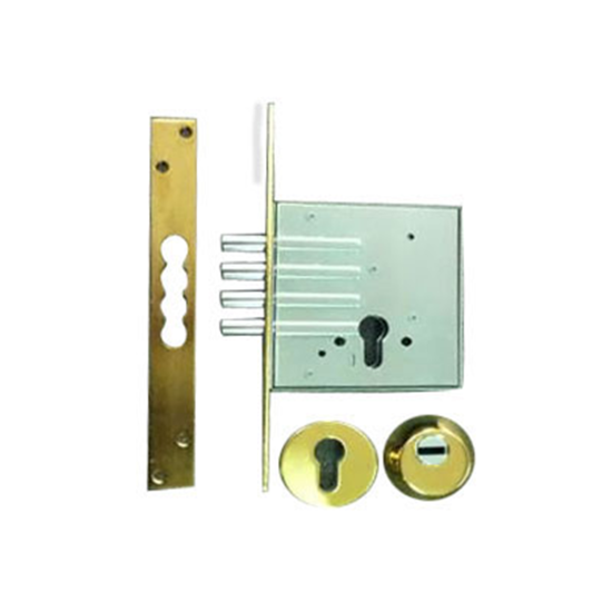 SECUREMME ΚΛΕΙΔΑΡΙΑ ΚΥΛΙΝΔΡΟΥ 3 ΣΤΡΟΦΩΝ BRASS (2070)