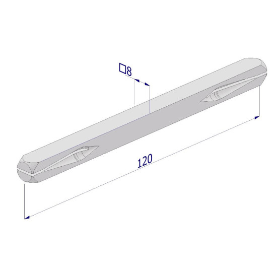 SECUREMME ΑΞΟΝΑΣ ΠΟΜΟΛΟΥ 140mm (5100)