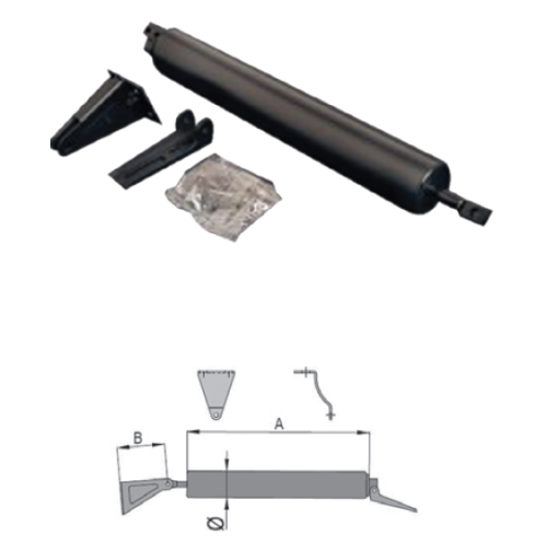 PETTITI ΣΟΥΣΤΑ ΑΥΛΟΠΟΡΤΑΣ Ε.Τ. 25-45kg BLACK (1102B)