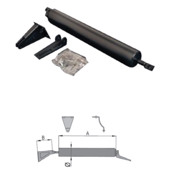 PETTITI ΣΟΥΣΤΑ ΑΥΛΟΠΟΡΤΑΣ Ε.Τ. 25-45kg BLACK (1102B)