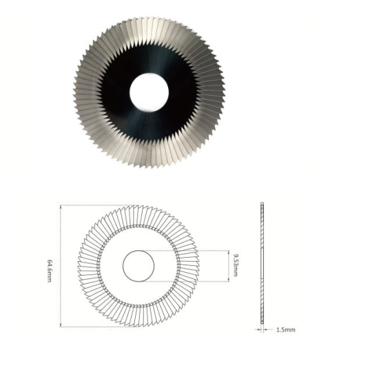 RAISE ΜΑΧΑΙΡΙ CARBIDE SG19W ΓΙΑ DELTA FO/MULTICOPY (64.6X1.5X9.53)